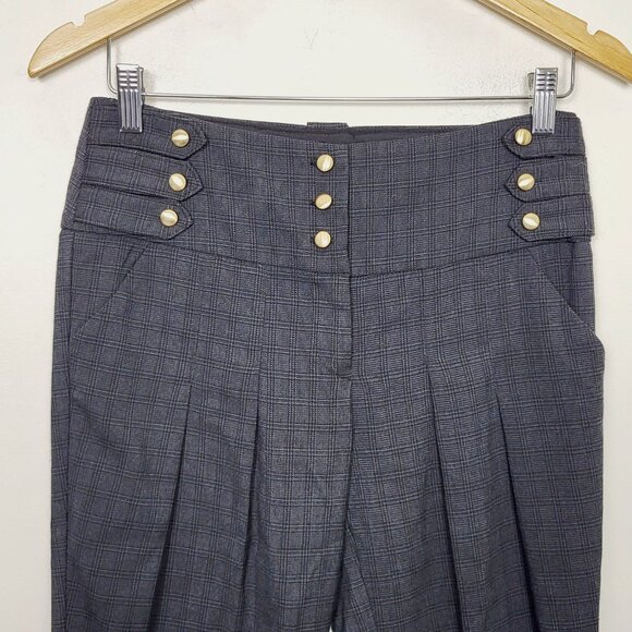 Vintage Anastasia Lomonova pleated plaid knickers style pants. Size small - Picture 2 of 5